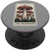 Funny Mushroom Tarot Designs For Men And Carta dei Tarocchi Il Micologo del Forager Cottagecore del fungo PopSockets PopGrip Adesivo