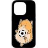 soccer animal ball fan football sport ho Custodia per iPhone 15 Pro Criceto con calcio