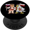 Polish Slovak Heritage Bandiera Slovacchia Polonia Radici slovacche Polacca PopSockets PopGrip Adesivo