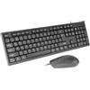 Tacens Anima ACP02, Combo PC, Tastiera Full-Format Compatta con Tasti Multimediali e CoPilot AI SmartKey, Mouse Ottico 1600DPI 4 Livelli Switches HUANO, Compatibile Windows|Mac|Linux, Inglese