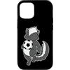 soccer animal ball fan football sport ho Custodia per iPhone 12/12 Pro Skunk con calcio