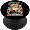 Jimbeels Piccolo gatto grande programma frase ironica retro PopSockets PopGrip Adesivo