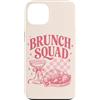 Brunch Squad - Minimalistic Brunching De Custodia per iPhone 13 Brunch Squad Colazione Amanti Croissant Mimosa Rosa