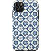 generic Custodia per iPhone 11 Pro Max Motivo con fiori di ciliegio Sakura blu indaco