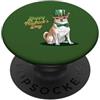 Chihuahua Puppy Lover PS Buon giorno di San Pawtrick - Chihuahua San Patrizio zampa PopSockets PopGrip Adesivo