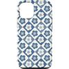 generic Custodia per iPhone 12/12 Pro Motivo con fiori di ciliegio Sakura blu indaco