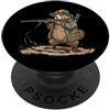 Caccia Al Castoro Caccia Alla Salvezza D Divertente Cacciatore Di Castori. Divertente Motivo Di PopSockets PopGrip Adesivo