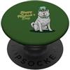 Chow Chow Puppy Lover PS Felice giorno di San Pawtrick - Chow Chow San Patrizio zampa PopSockets PopGrip Adesivo