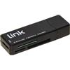 LINK LKCCH04 MINI LETTORE CARD USB 3.0 FINO A 5 GBPS LETTURA SIMULTANEA DI 4 SCHEDE T-FLASH, MICRO SD, SD, MMC, RS-MMC, MS, MS PRO, MS, MS DUO