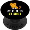 YO MINUS Cat 8-Bit Amante dei videogiochi PopSockets PopGrip Adesivo