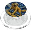 GoldenLife Surfing Golden Retriever Art Surfer Dog sulla tavola da surf PopSockets PopGrip per MagSafe
