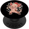christmas cat sphynx cat holiday santa h Posa natalizia di Sphynx Santa Cat PopSockets PopGrip Adesivo