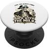 Cool Dad Skeleton Co Cool Dad torna sempre con scheletro di latte PopSockets PopGrip Adesivo