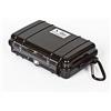 PELI 1040 Micro Valigia per la protezione di piccoli oggetti, IP67 Impermeabile, Capacità di 0,7L, Prodotto in USA, Colore Nero/Nero