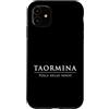 Beautiful Italy Holiday Shirts Custodia per iPhone 11 Taormina Sicilia Italia Perla dello Ionio