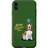 Basset Hound Puppy Lover PS Custodia per iPhone XS Max Felice giorno di San Pawtrick - Basset Hound San Patrizio