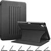 FINTIE CaseBot - Custodia magnetica con supporto per iPad Air 11 (2025/2024) M3/M2 e iPad Air di 5a/4a generazione (2022-2020), custodia antiurto in TPU con portamatite, angoli regolabili, nero