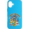 Paw Patrol Custodia per iPhone 16 Plus Ufficiale Paw Patrol Happy Day Birthday Age 3