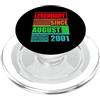 Lustige Geburtstagssprüche zum 25. 25° compleanno leggendario da agosto 2001 frase compleanno PopSockets PopGrip per MagSafe