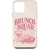 Brunch Squad - Minimalistic Brunching De Custodia per iPhone 12 mini Brunch Squad Colazione Amanti Croissant Mimosa Rosa