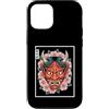 Japanese Aesthetic by Tokyo Waves Custodia per iPhone 12/12 Pro Maschera giapponese del diavolo Yokai del diavolo Hannya Giappone Oni