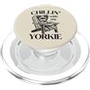 Yorkshire Terrier Lover Gifts Rilassati con la mia poltrona Yorkie Summer Lounge PopSockets PopGrip per MagSafe
