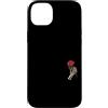 Skeleton Hand Holding Red Rose Flower Gr Custodia per iPhone 14 Plus Mano di scheletro teschio rosso rosa gotico romanticismo horror punk