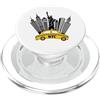 NYC New York Costume Yellow Cab Taxi App New York City taxi giallo skyline NYC per donne uomini bambini PopSockets PopGrip per MagSafe