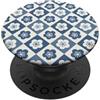 generic Motivo con fiori di ciliegio Sakura blu indaco PopSockets PopGrip Adesivo