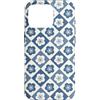 generic Custodia per iPhone 16 Pro Motivo con fiori di ciliegio Sakura blu indaco