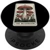 Mushroom Tarot Designs For Men & Women Carta dei tarocchi Il fungo Cottagecore Fungi Forager Micologo PopSockets PopGrip Adesivo