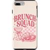 Brunch Squad - Minimalistic Brunching De Custodia per iPhone 7 Plus/8 Plus Brunch Squad Colazione Amanti Croissant Mimosa Rosa