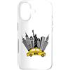 NYC New York Costume Yellow Cab Taxi App Custodia per iPhone 17 New York City taxi giallo skyline NYC per donne uomini bambini
