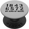 V8 Big Block Drag Racing Mechanic Gifts 18436572 Il mio tipo di musica spara ordine V8 Big Block Lover PopSockets PopGrip Adesivo