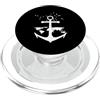 Anker Retro Möwen Reisen Ancora gabbiani mappa del mondo pesca mare PopSockets PopGrip per MagSafe