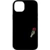 Skeleton Hand Holding Red Rose Flower Gr Custodia per iPhone 14 Plus Scheletro gotico rosa fiore punk vintage horror grafica
