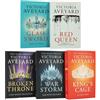 Orion Victoria Aveyard Red Queen Series 5 Books Collection Set (Red Queen, Glass Sword, King'S Cage, War Storm, Broken Throne)