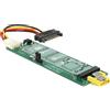 DELOCK Konverter SATA 8Pin Power Bu > M.2 KeyB Slot