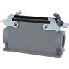 HARTING Han 24B Alloggiamento base alto, 1xM32 uscita cavo laterale, con 2 staffe trasversali Vite M32 Area di serraggio