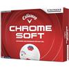 Callaway Golf Chrome Soft 2026 - Palline da golf Tru Track, colore: Blu/Rosso