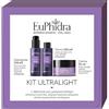 Euphidra Kit UltrLight Detergente (100ml) Tonico (100ml) Crema (50ml) Uniforma L'Incarnato-Migliora L'Elasticità Della Pelle -Stimola La Produzione Di Collagene