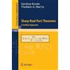 Gershon Kresin Vladimir Maz'ya Sharp Real-Part Theorems (Tascabile)