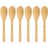 Joeji's Kitchen Set di 6 utensili da cucina in bambù con cucchiaio, spatola, cucchiaio, forchetta