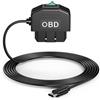 Komdndht Kit Kit Cablaggio Dash Cam OBD Kit Cablaggio USB Tipo C per Dash Cam con di Alimentazione OBD per Dashcam da 12-24 V A 5 V/3 A