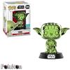 FUNKO POP Star Wars #124 Yoda verde cromato - Convention estiva 2019 - Figurina in vinile NUOVA