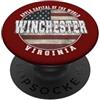 Virginia born and pride Winchester Virginia, Vintage bandiera americana PopSockets PopGrip Adesivo