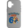 Paw Patrol Custodia per iPhone 16 Ufficiale Paw Patrol Birthday Boy Chase Football Age 6