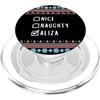Aliza Nice Naughty Christmas Name Funny Simpatica Birichina Natale Aliza Maglione Brutto PopSockets PopGrip per MagSafe