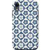 generic Custodia per iPhone XR Motivo con fiori di ciliegio Sakura blu indaco