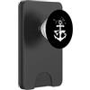 Anker Retro Möwen Reisen Ancora gabbiani mappa del mondo pesca mare PopSockets PopWallet per MagSafe
